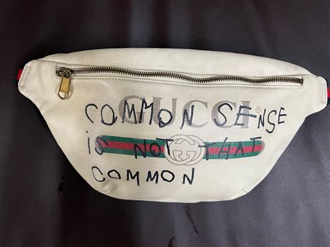 gucci bag common sense is not that common|gucci slogans artist.